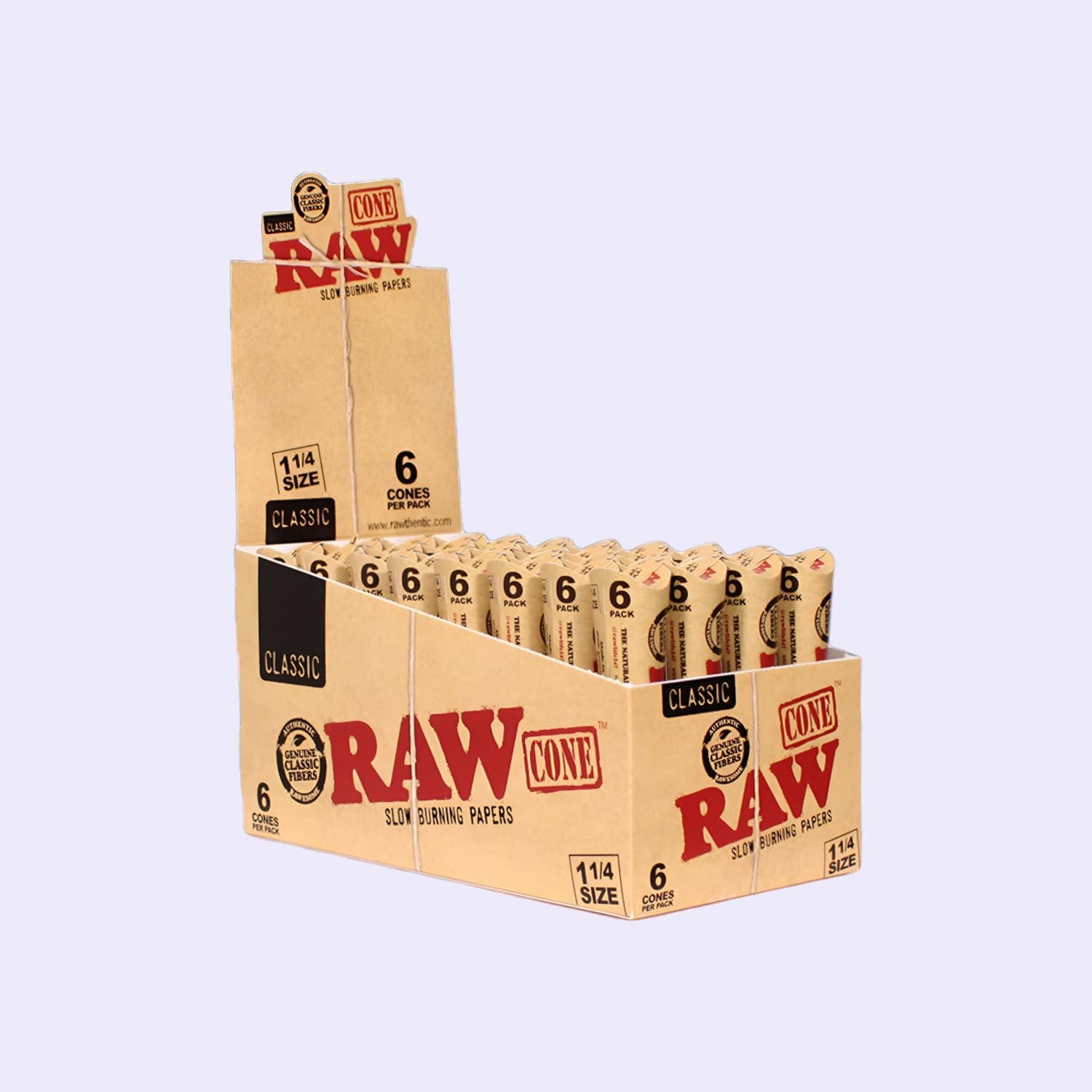 Dieses Bild zeigt die RAW Cone 1 1/4 6pcs