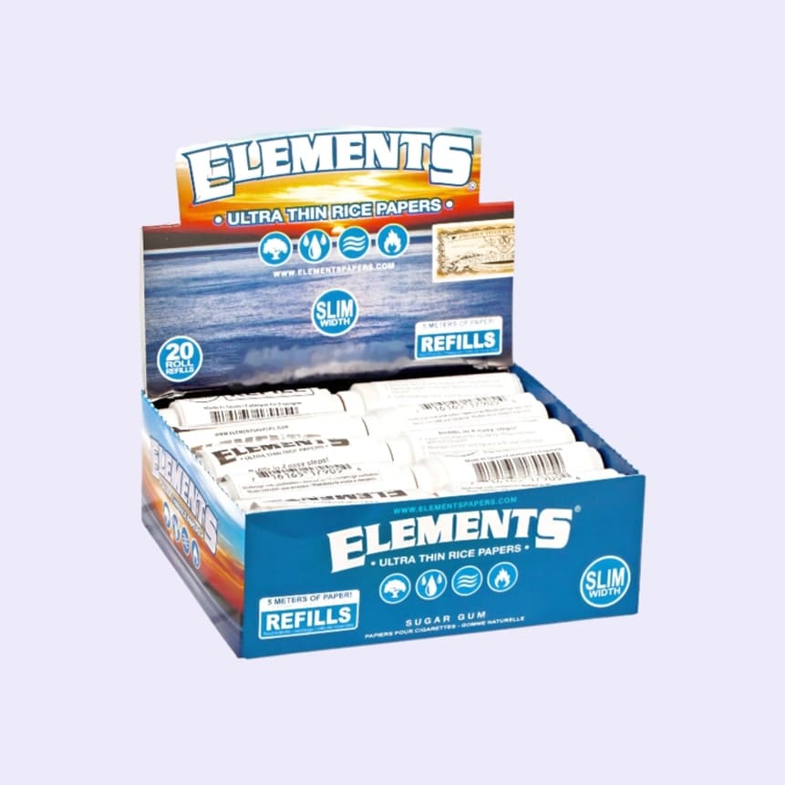 Dieses Bild zeigt die Elements Rolls Nachfüllpackung, 1 1/4 schmale Box von der Firma Elements