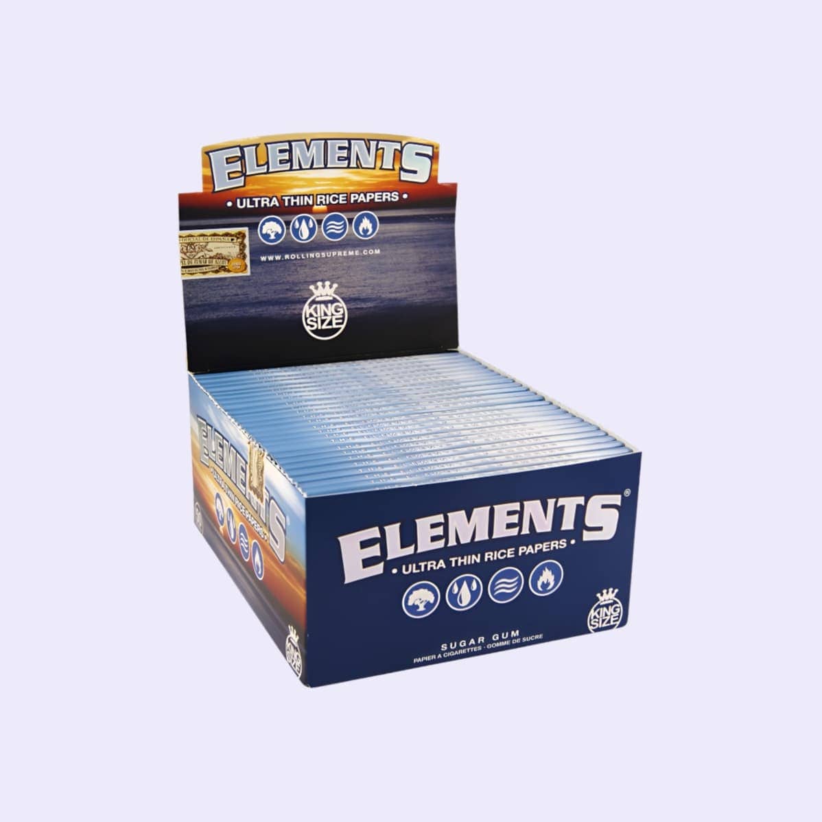 Dieses Bild zeigt die Elements King Size Slim Paper-Box