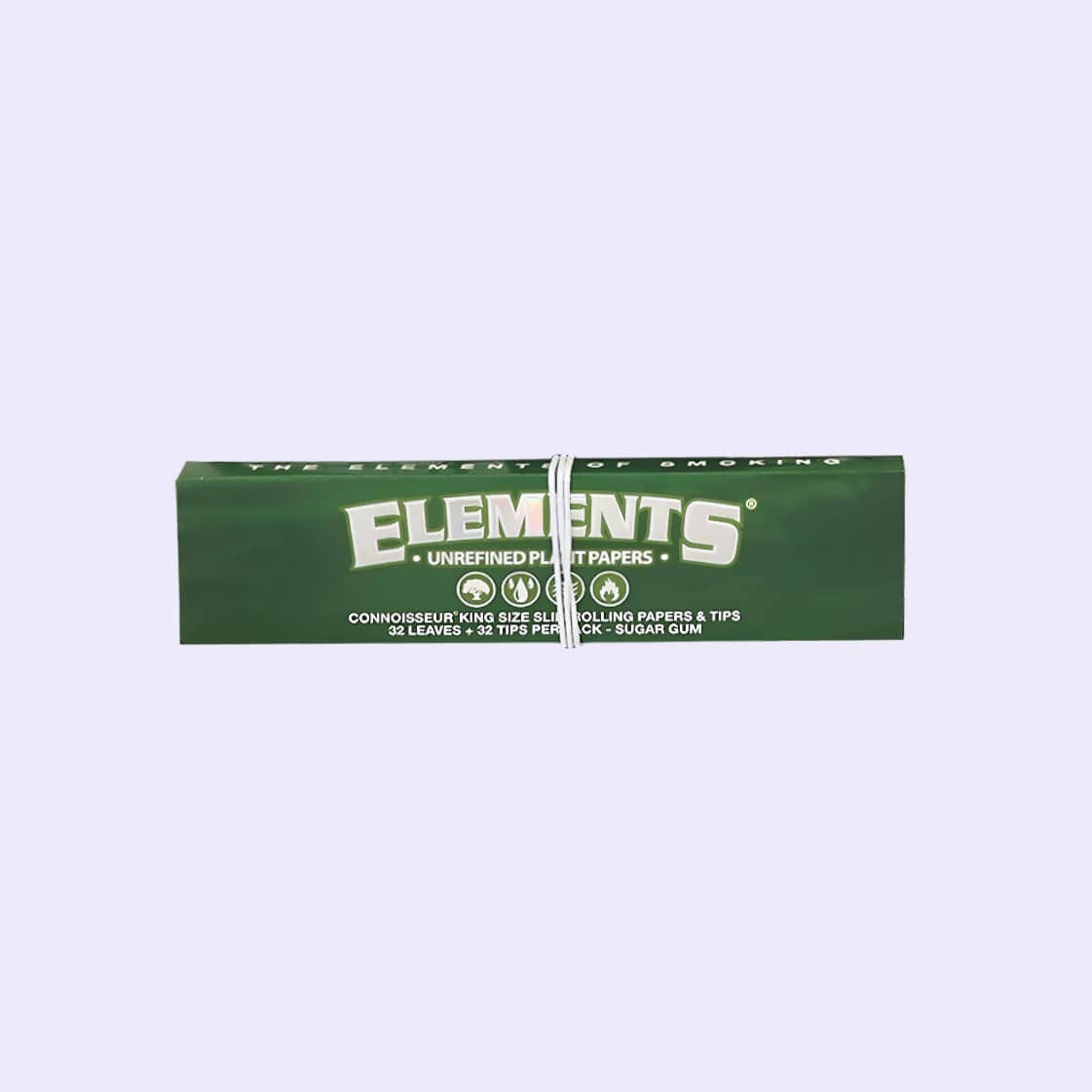 Dieses Bild zeigt die Elements King Size Slim Unrefined Plant Papers