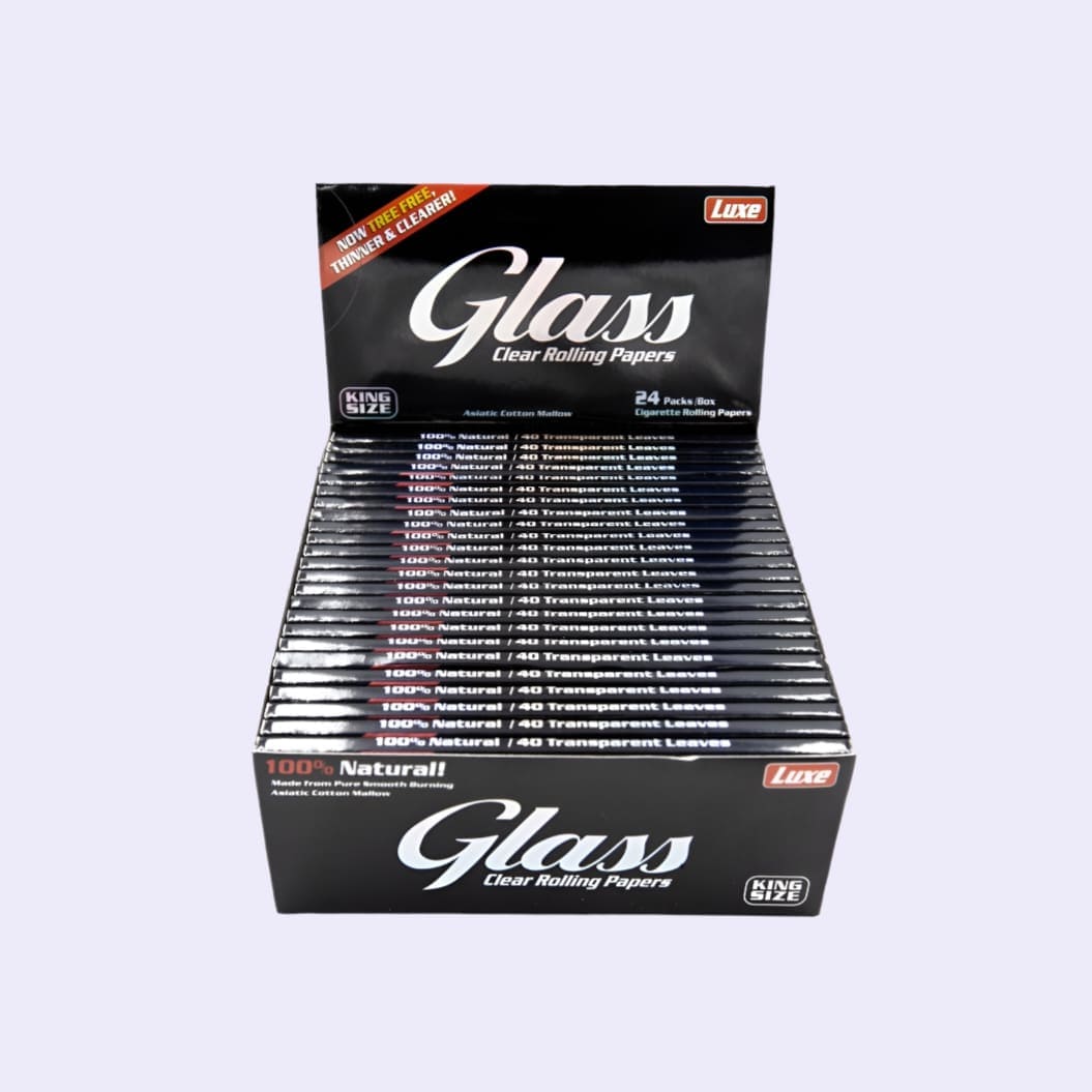 Dieses Bild zeigt die Glass King Size Transparent Cellulose Papers BOX a 24Stk 