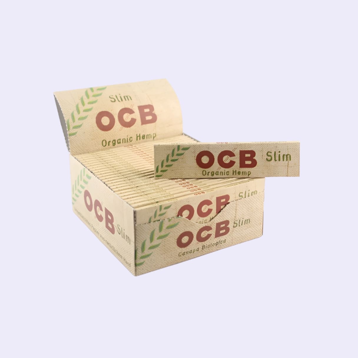 Dieses Bild zeigt die OCB Organic Hemp Bio Kingsize Box Papers