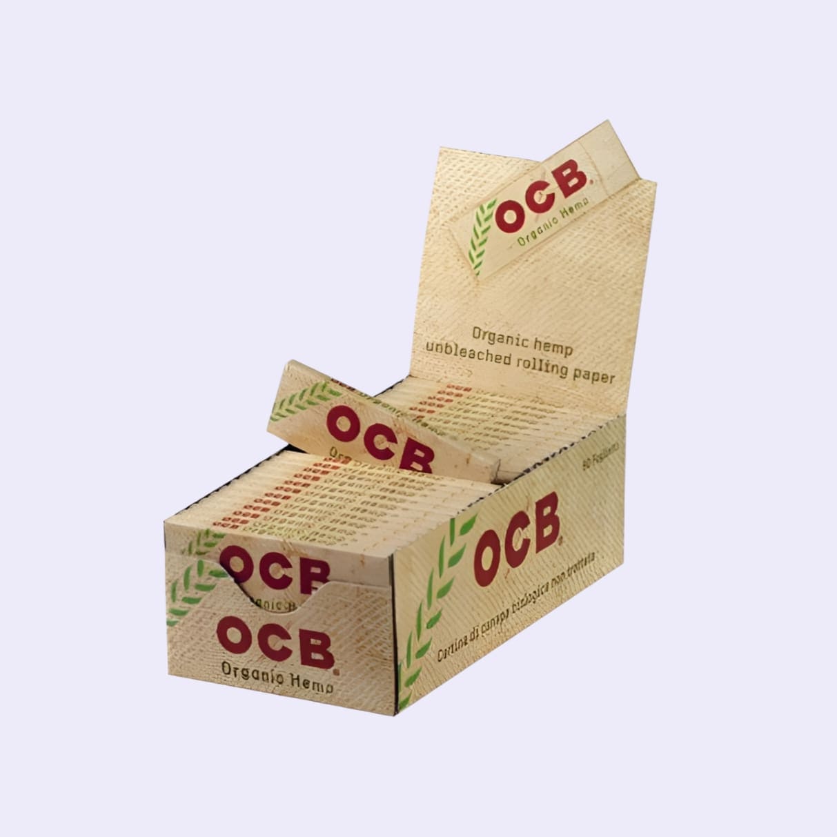 Dieses Bild zeigt die OCB Organic Hemp Bio Short Box Papers