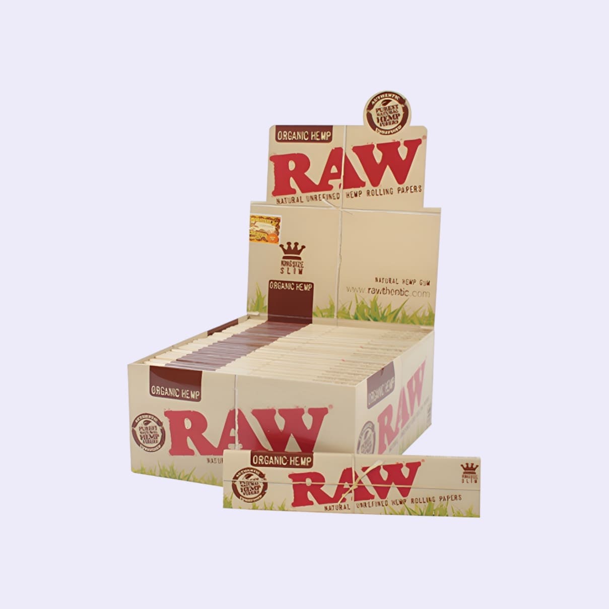 Dieses Bild zeigt die RAW Organic Kingsize Slim Box