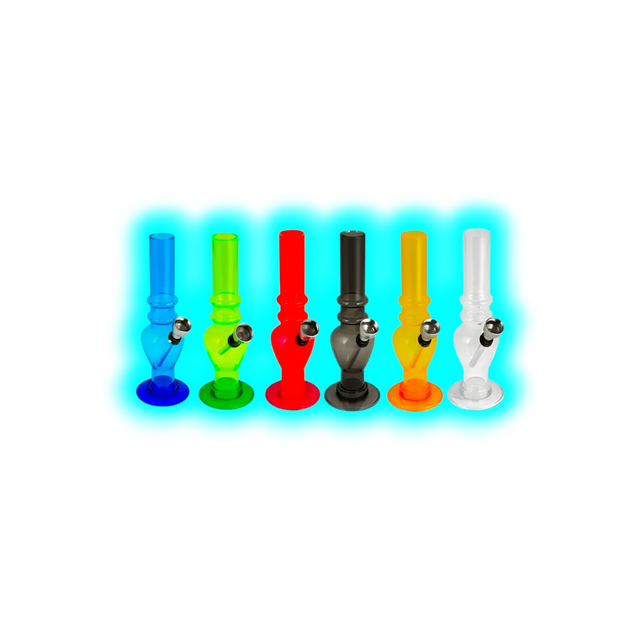 Acryl Mini Bong Hand Grip Assort.