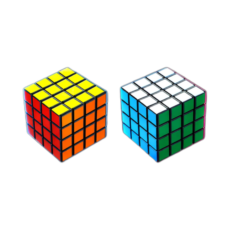 Acrylic Grinder Rubik Cube 58mm 4 parts