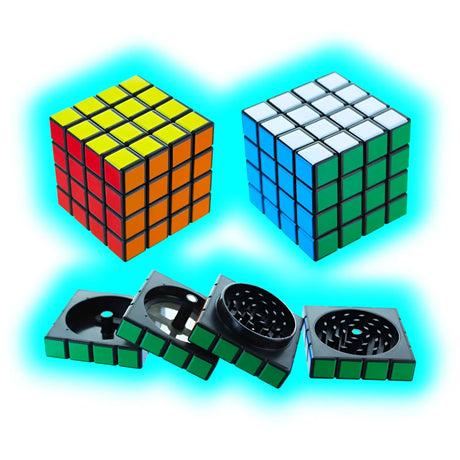 Acrylic Grinder Rubik Cube 58mm 4 parts
