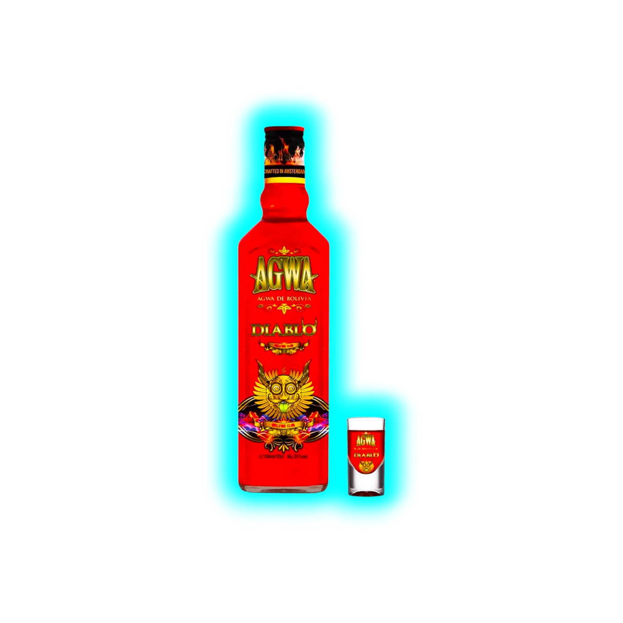 Agwa de Bolivia Diablo Hellfire 70cl 35%