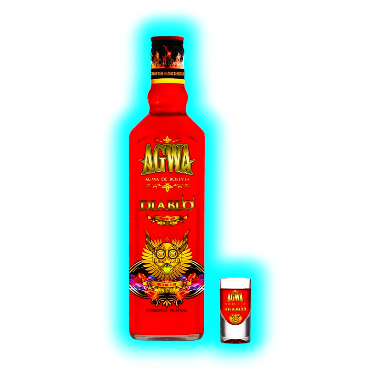 Agwa de Bolivia Diablo Hellfire 70cl 35%