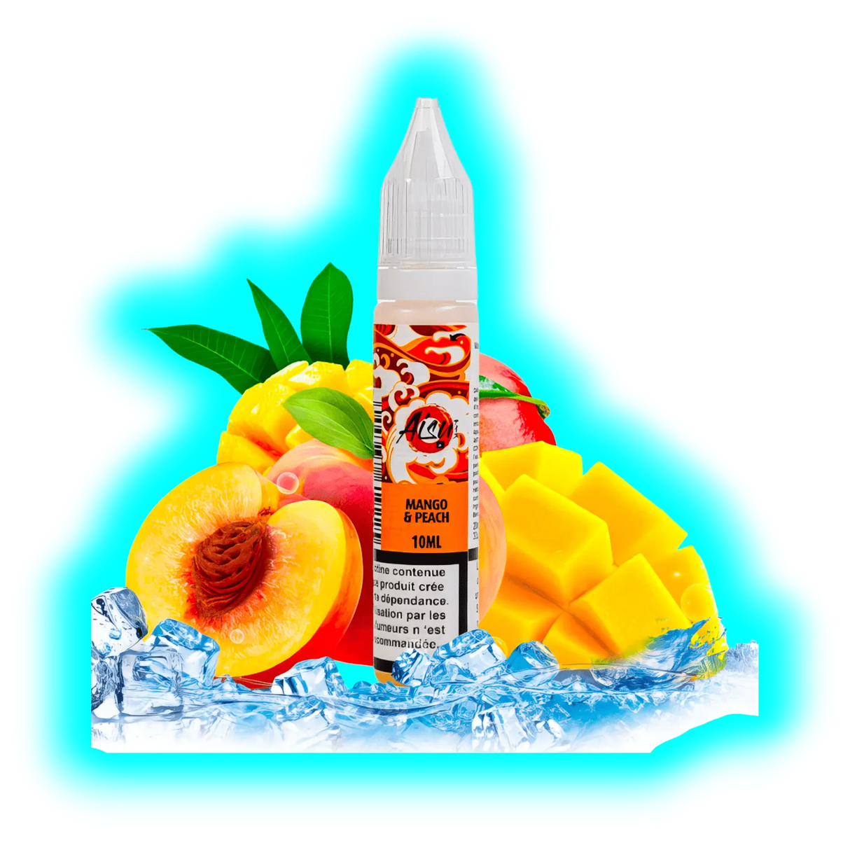 Aisu Nami Mango Peach Nic Salt 50/50, 10mg/ml