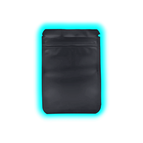 Alu Bag Smell Proof 65x60mm Black Matte 100pcs