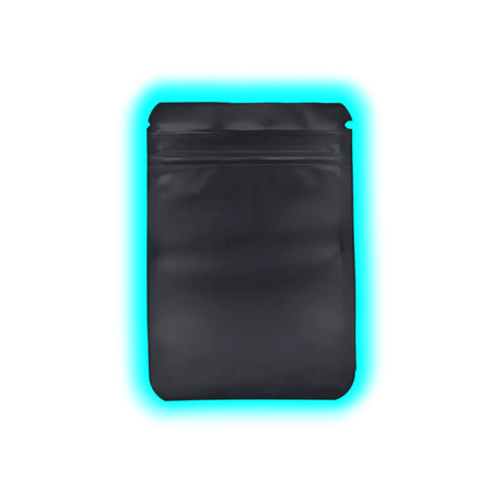 Alu Bag Smell Proof 65x60mm Black Matte 100pcs