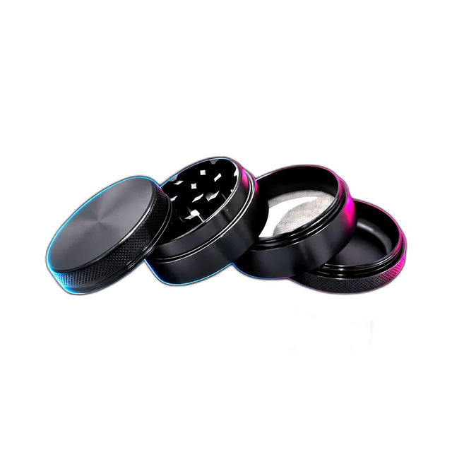 Aluminium Grinder Black 4 Parts 50mm