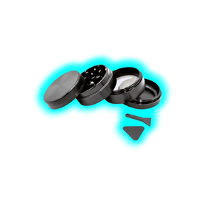 Aluminium Grinder Black 4 Parts 50mm