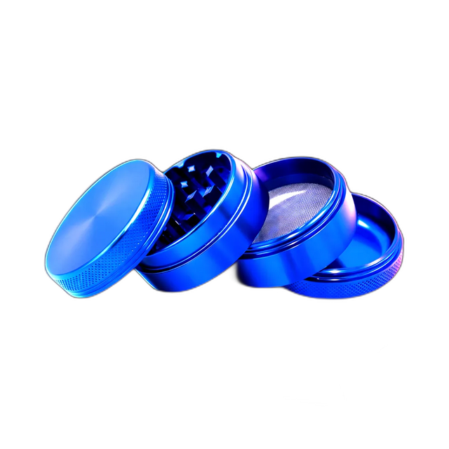 Aluminium Grinder Blue 4 Parts 50mm