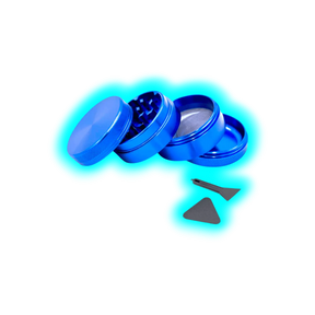 Aluminium Grinder Blue 4 Parts 50mm
