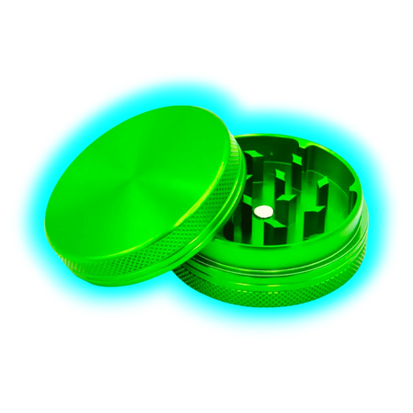 Aluminium Grinder Green 2 Parts 50mm