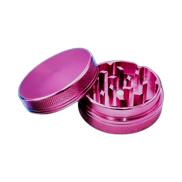 Aluminium Grinder Pink 2 Parts 50mm