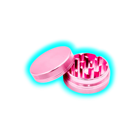Aluminium Grinder Pink 2 Parts 50mm