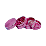 Aluminium Grinder Pink 4 Parts 50mm