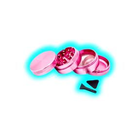 Aluminium Grinder Pink 4 Parts 50mm