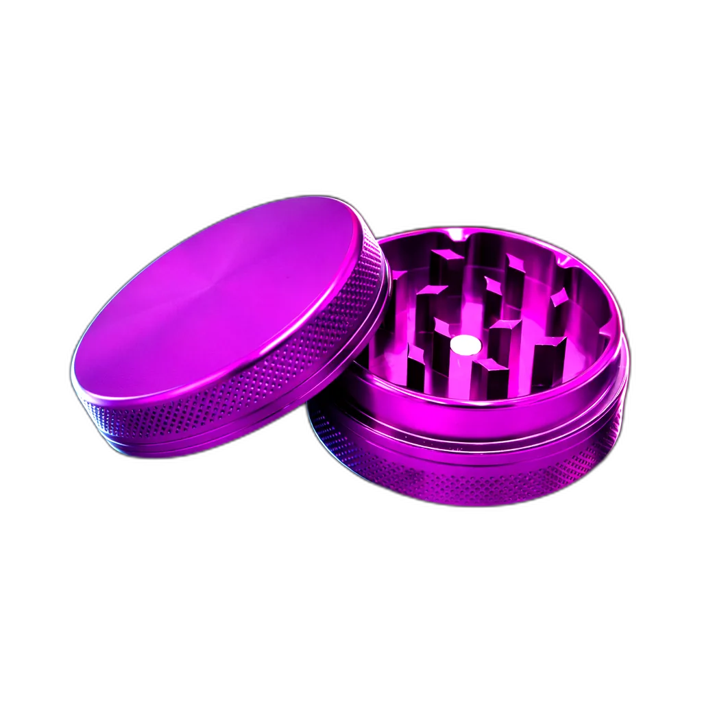 Aluminium Grinder Purple 2 Parts 50mm
