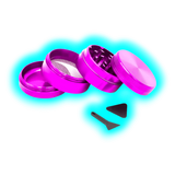 Aluminium Grinder Purple 4 Parts 50mm