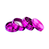 Aluminium Grinder Purple 4 Parts 50mm