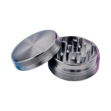Aluminium Grinder Silver 2 Parts 50mm