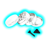 Aluminium Grinder Silver 4 Parts 50mm