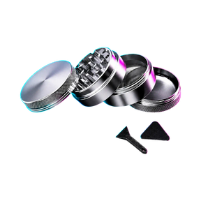 Aluminium Grinder Silver 4 Parts 50mm