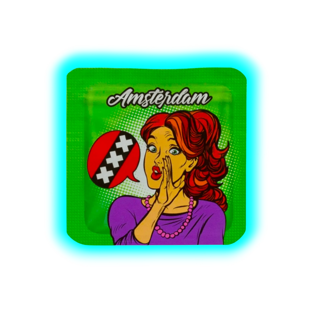 Amsterdam XXX Smellproof Bags 64x 64mm 10pcs
