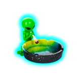 Aschenbecher Alien Green