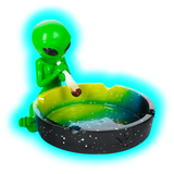 Ashtray Alien Green 12.5cm