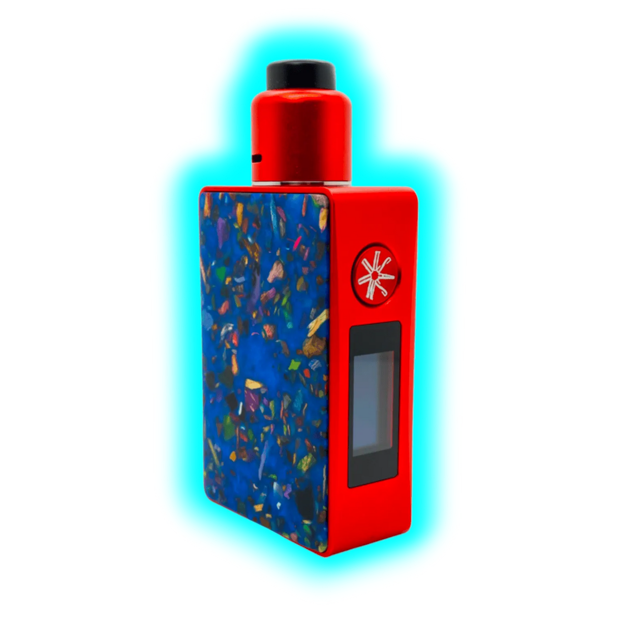 Asmodus Spruzza 80W Squonker Kit Mosaic Edition Red/Blue + Oni-One RDA