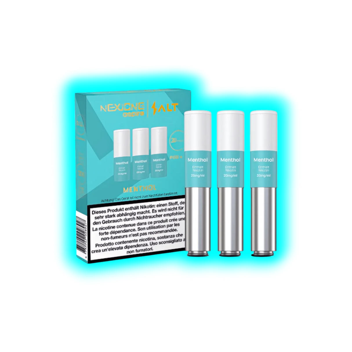 Aspire Nexione Salt Menthol Tobacco Pod 20mg 3pcs