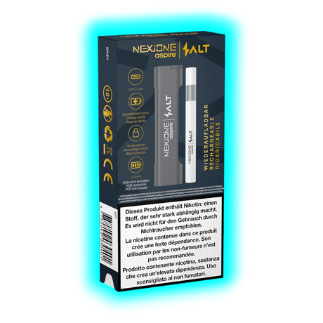 Aspire Nexione Salt Powerbank and Battery Grey