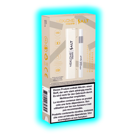 Aspire Nexione Salt Powerbank and Battery Off White