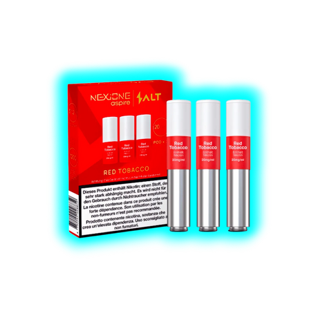 Aspire Nexione Salt Red Tobacco Pod 20mg 3pcs