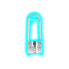 Azlan Kohlekorb Stahl