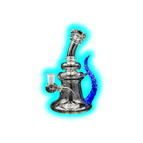 Badabing Glas Badabend Blue Deep Cut Horn 14mm