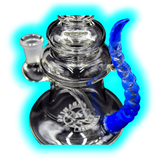 Badabing Glas Badabend Blue Deep Cut Horn 14mm