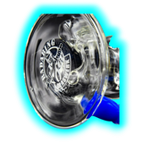 Badabing Glas Badabend Blue Deep Cut Horn 14mm