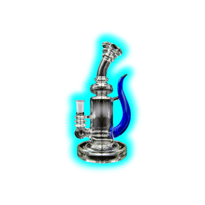 Badabing Glas Badabull Blue Horn 10mm