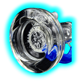 Badabing Glas Badabull Blue Horn 10mm