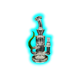 Badabing Glas Special Edition Incycler 14mm Green Horn Unikat