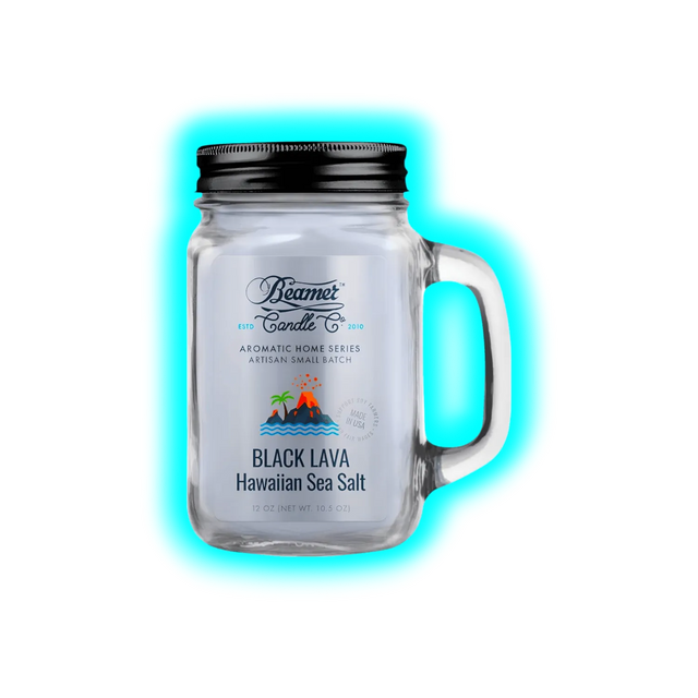 Beamer Candles Co Black Lava Hawaiian Sea Salt