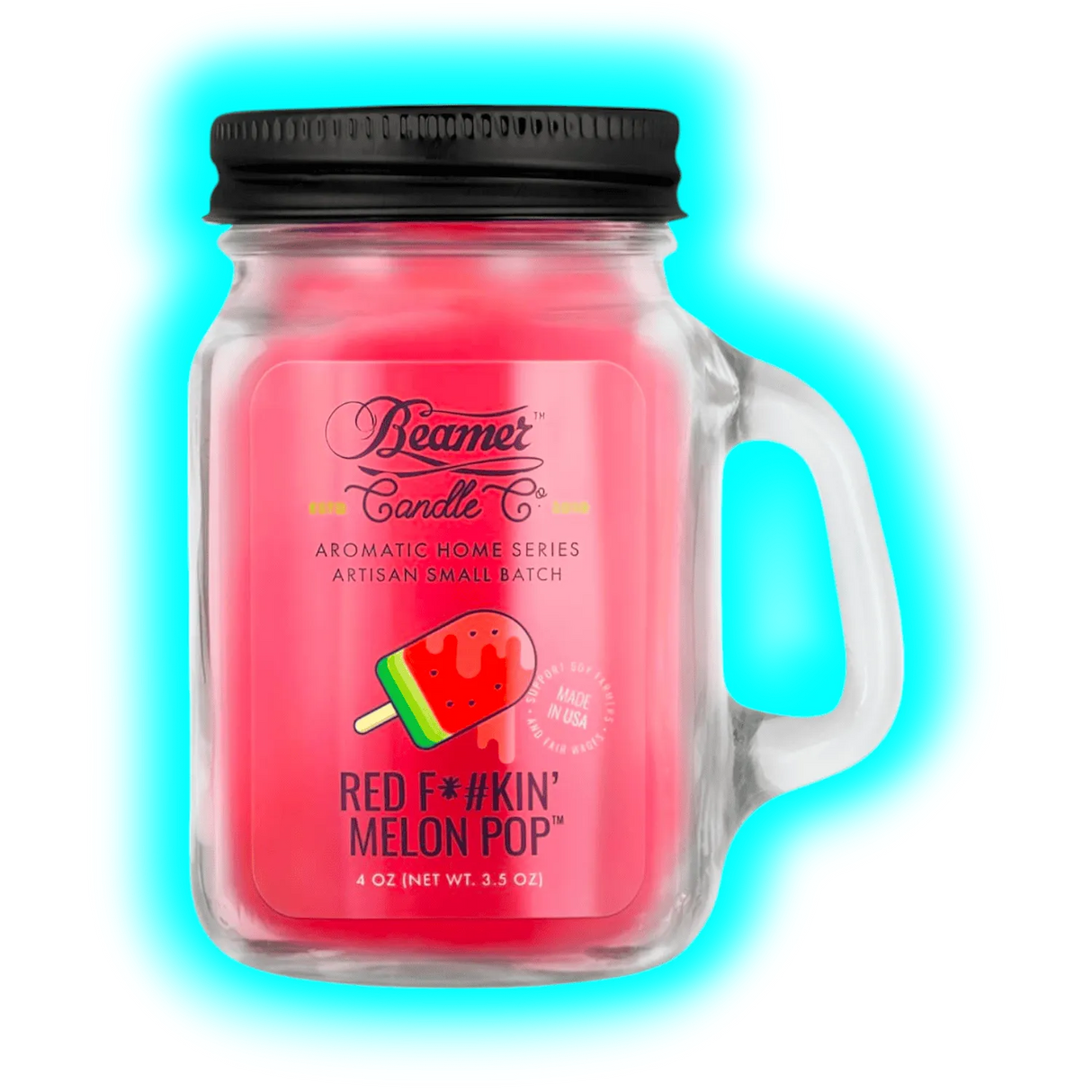 Beamer Candles Co Mini Red F*#kin Melon Pop