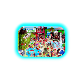 Best Buds Rolling Tray M Where is Weedo with Magnetic Grinder Card 170 x 280mm