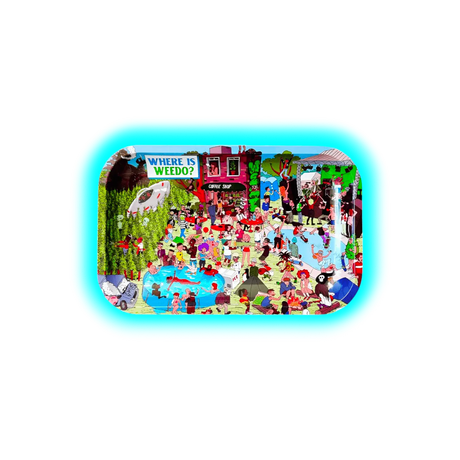 Best Buds Rolling Tray M Where is Weedo with Magnetic Grinder Card 170 x 280mm